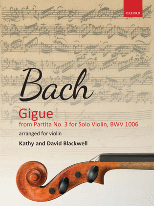 Book cover for Gigue from Partita No. 3