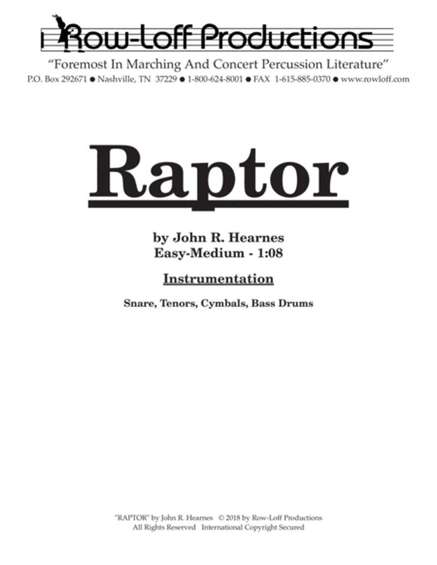 Raptor w/Tutor Tracks