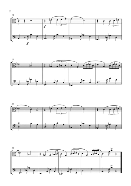 Carlos Gardel - Por Una Cabeza for Viola and Cello image number null