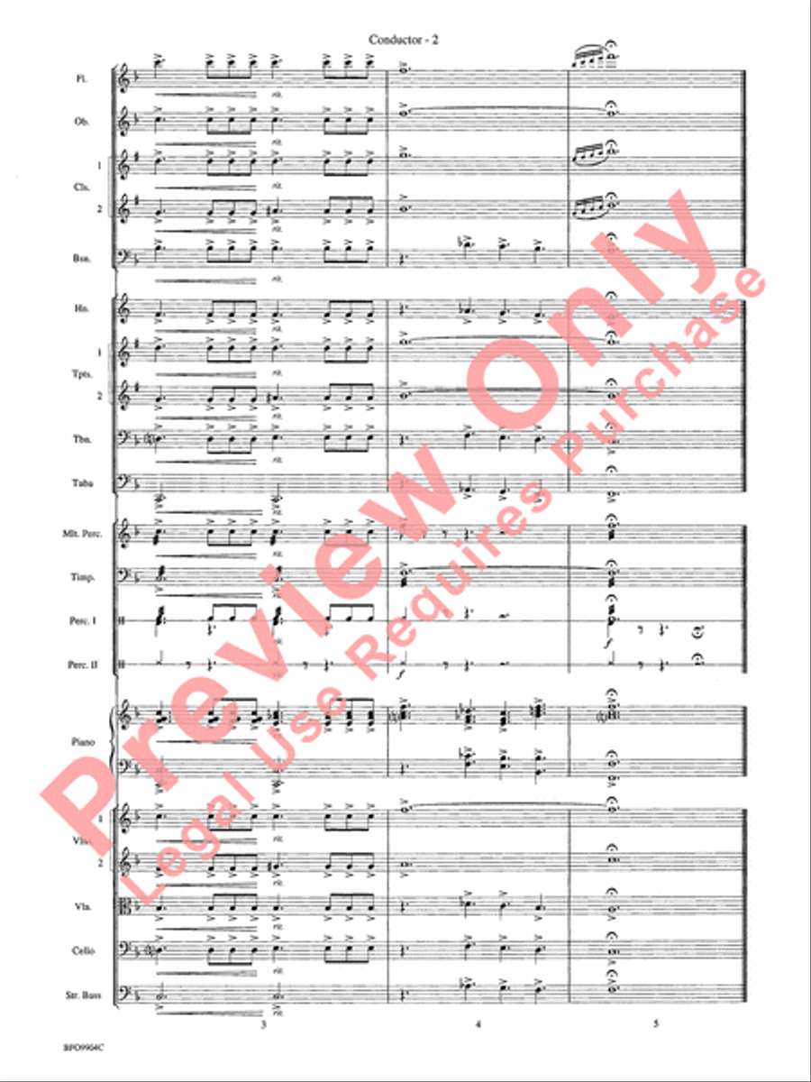 Commencement Suite Full Orchestra scores gallery preview page 5