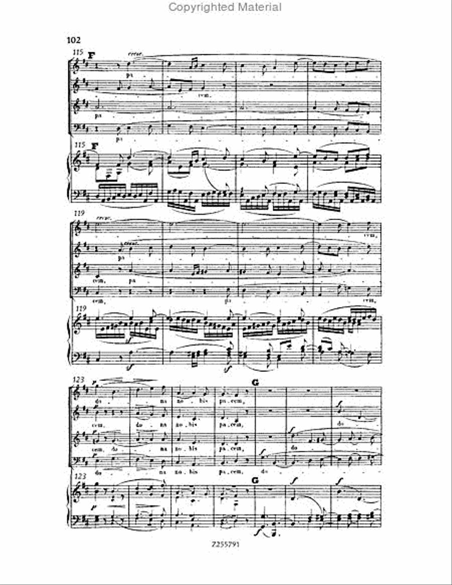 Missa Solemnis, Op.123 Choir scores gallery preview page 102