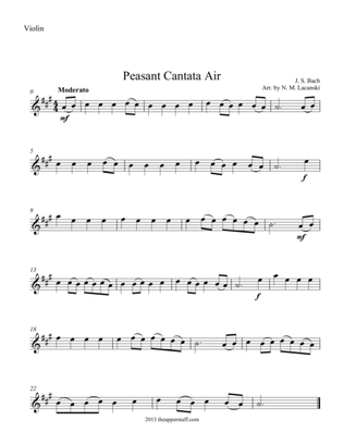 Book cover for Air from Peasant Cantata