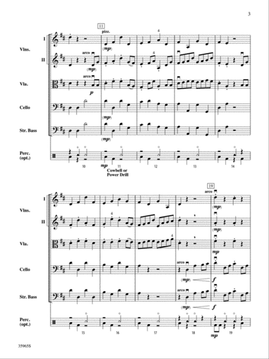 North Pole Workshop: Score String Orchestra scores gallery preview page 3