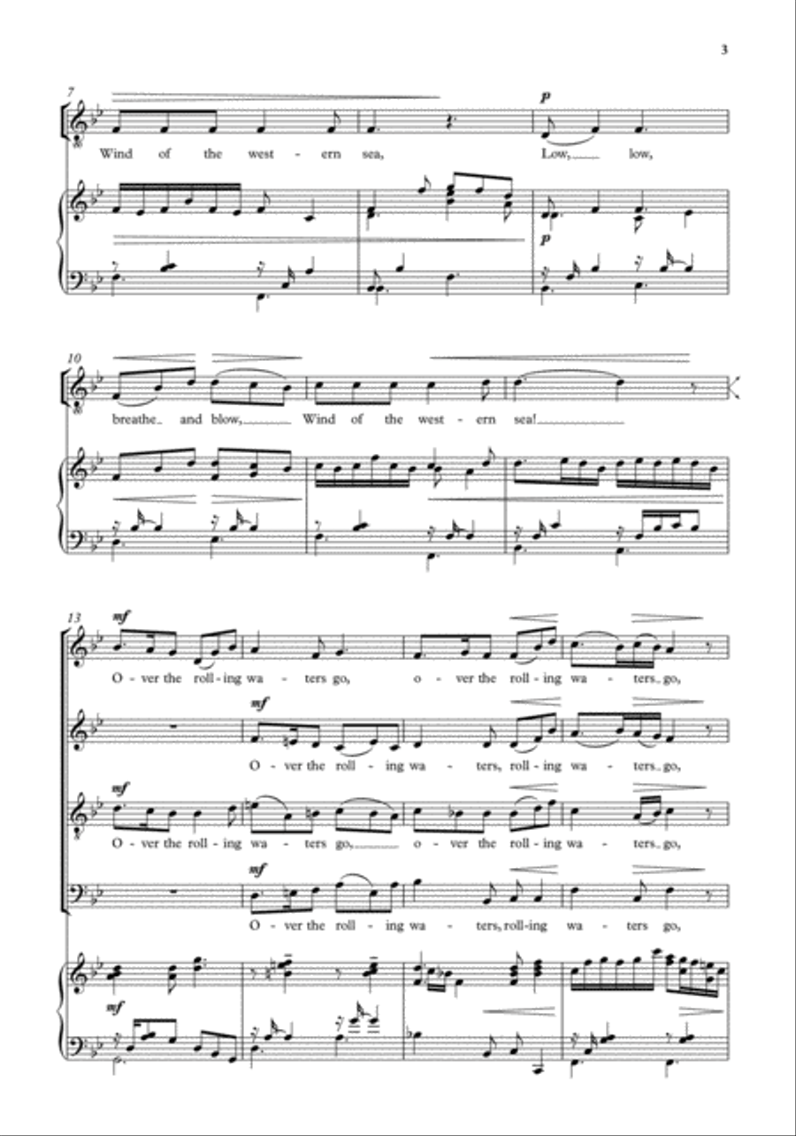 Sweet and low Sweet and low 4-Part scores gallery preview page 3