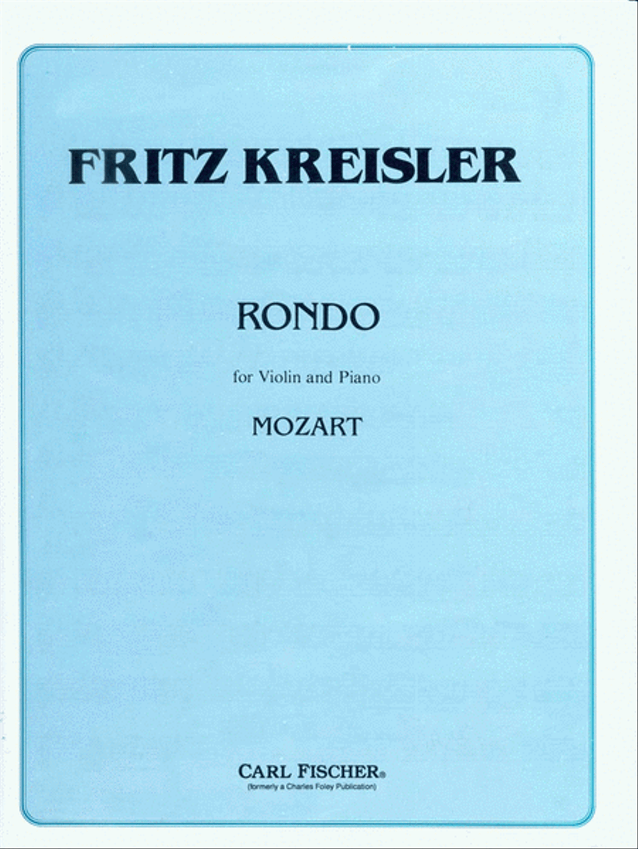 Rondo Rondo Violin Solo scores gallery preview page 1