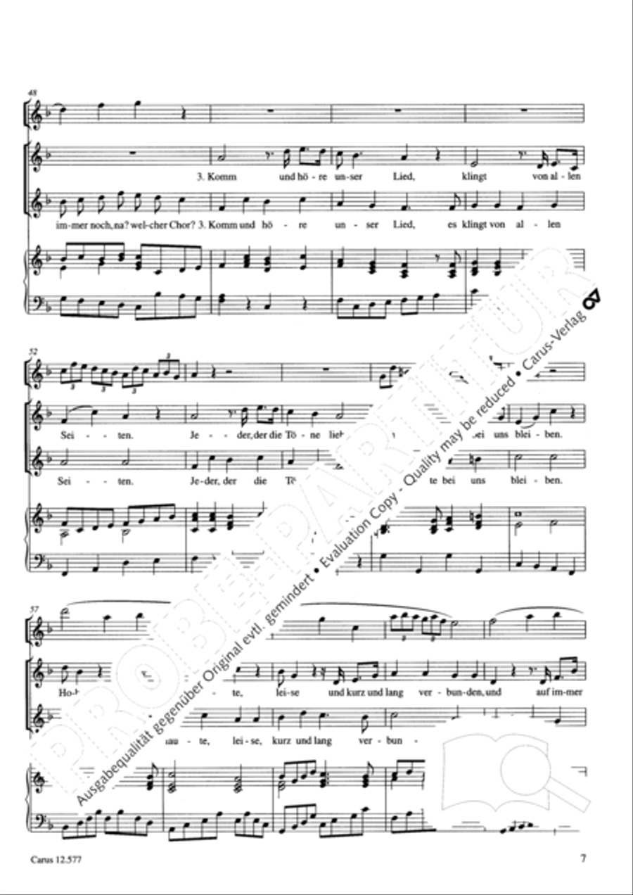 Komm in unsern Kinderchor 2-Part scores gallery preview page 8