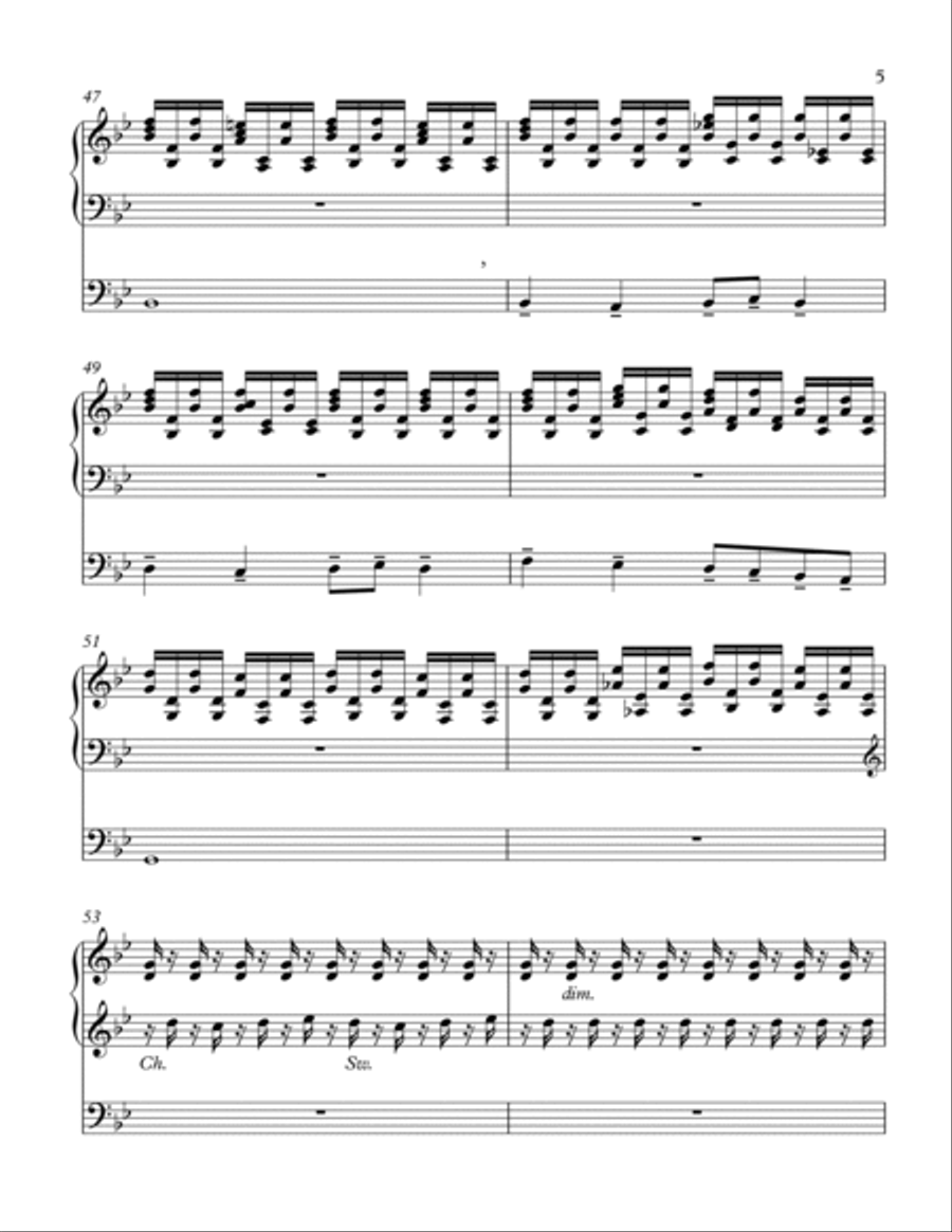 Sonata In G For Organ-Finale Organ Solo scores gallery preview page 5
