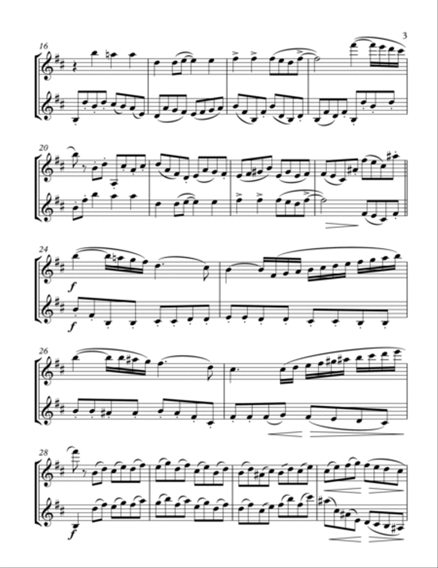 Paint It, Black Paint It, Black String Duet scores gallery preview page 3