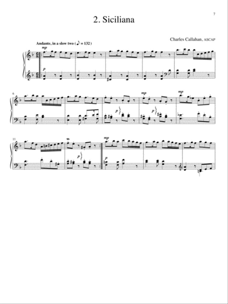Suite in Classic Style Suite in Classic Style Organ scores gallery preview page 3