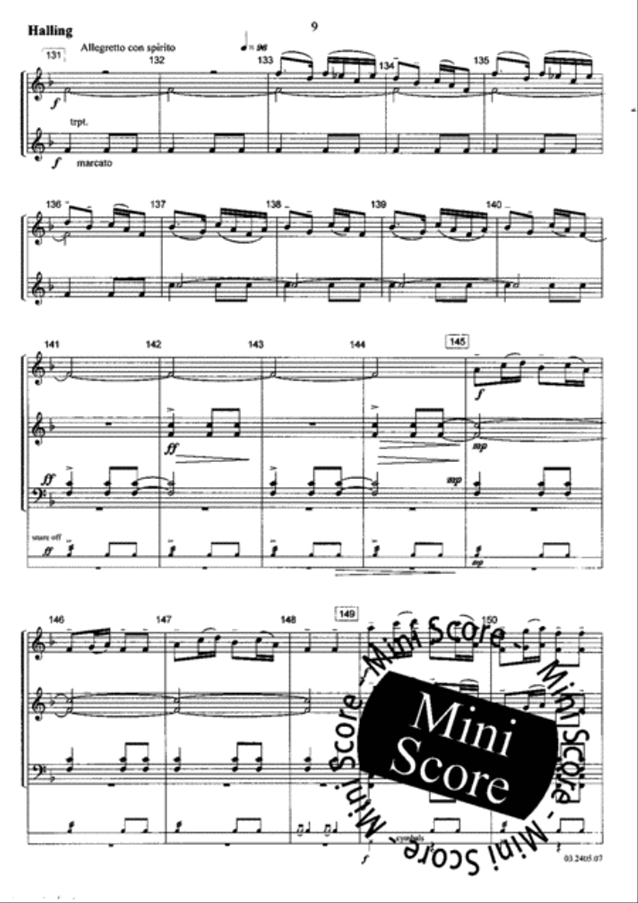 Telemark Fantasy Concert Band scores gallery preview page 45