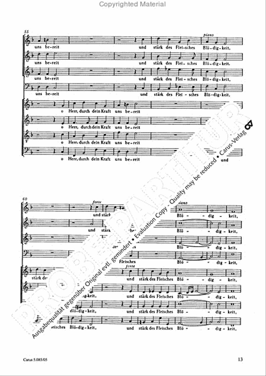 Come, Holy Ghost (Komm, heiliger Geist) 4-Part scores gallery preview page 14