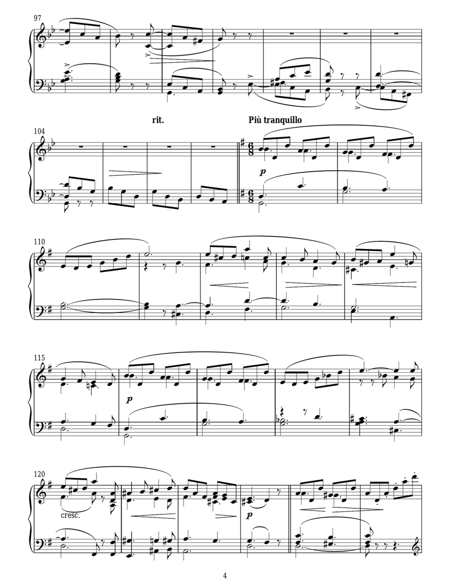 Caprice No. 2 In G Minor Piano Solo scores gallery preview page 4