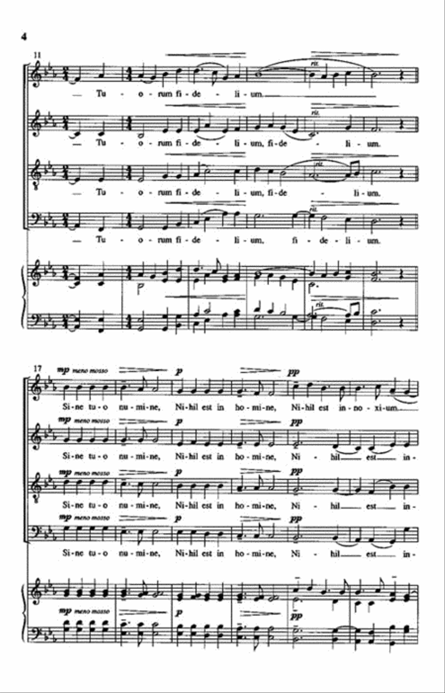 O Lux Beatissima 4-Part scores gallery preview page 3