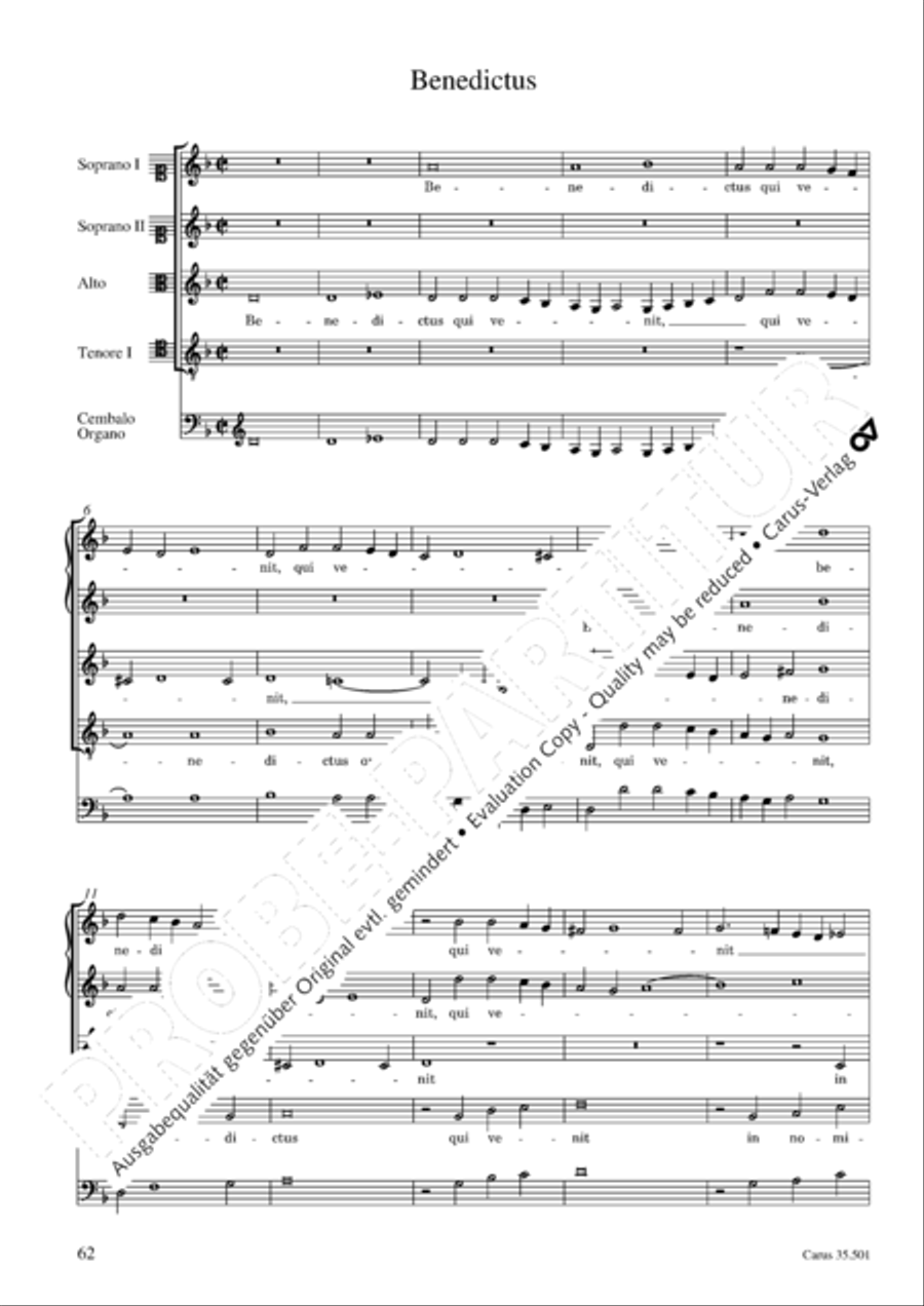 Palestrina: Masses and individual movements Score scores gallery preview page 77