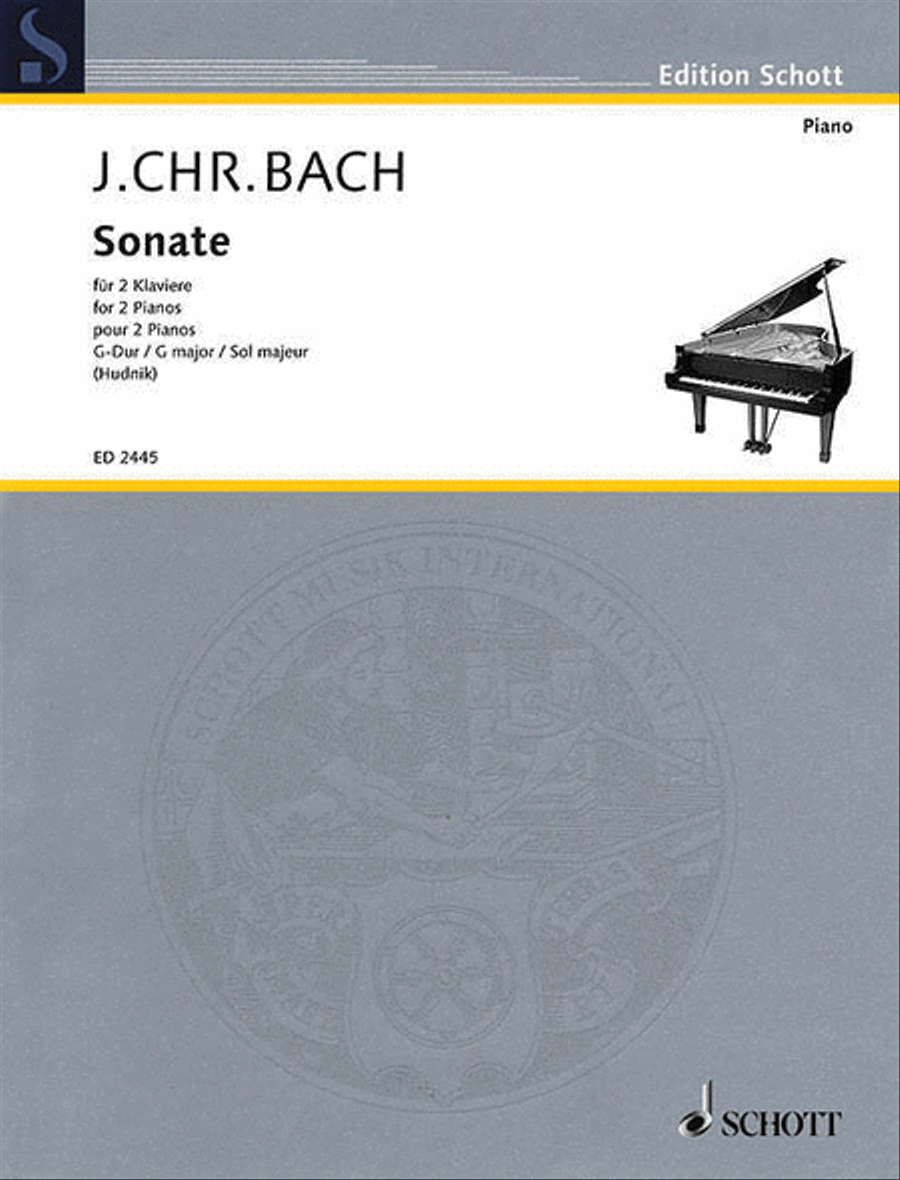 Sonata G Major Piano Duet scores gallery preview page 1