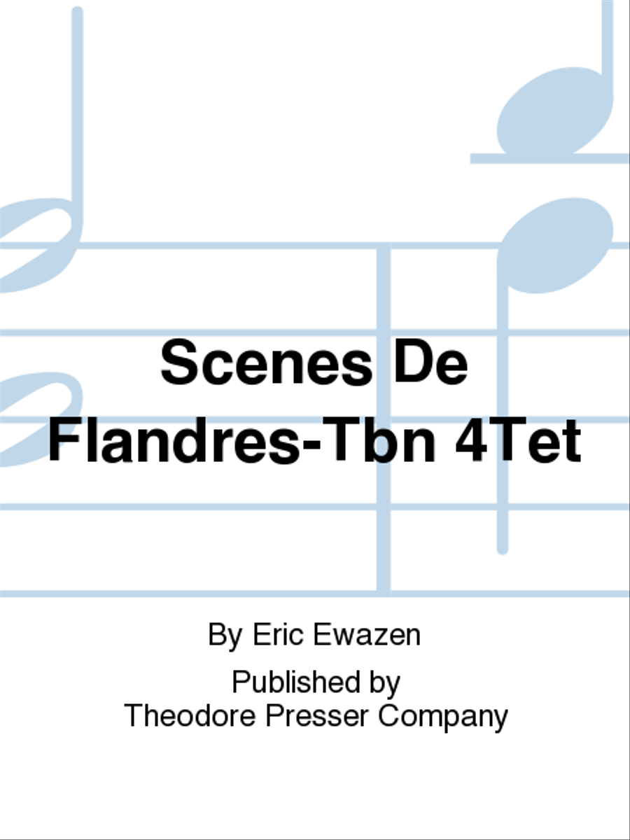 Scènes de Flandres Trombone Quartet scores gallery preview page 1