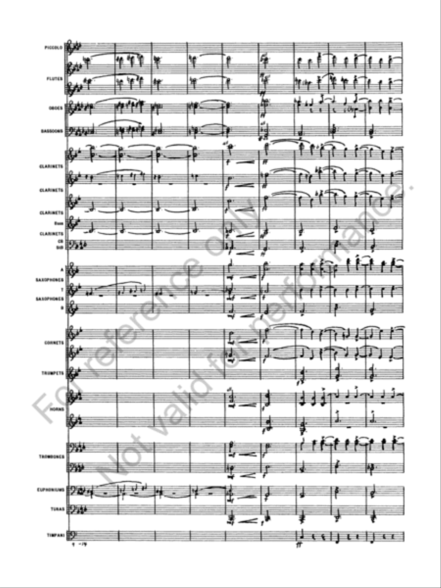 Egmont Egmont Concert Band scores gallery preview page 17