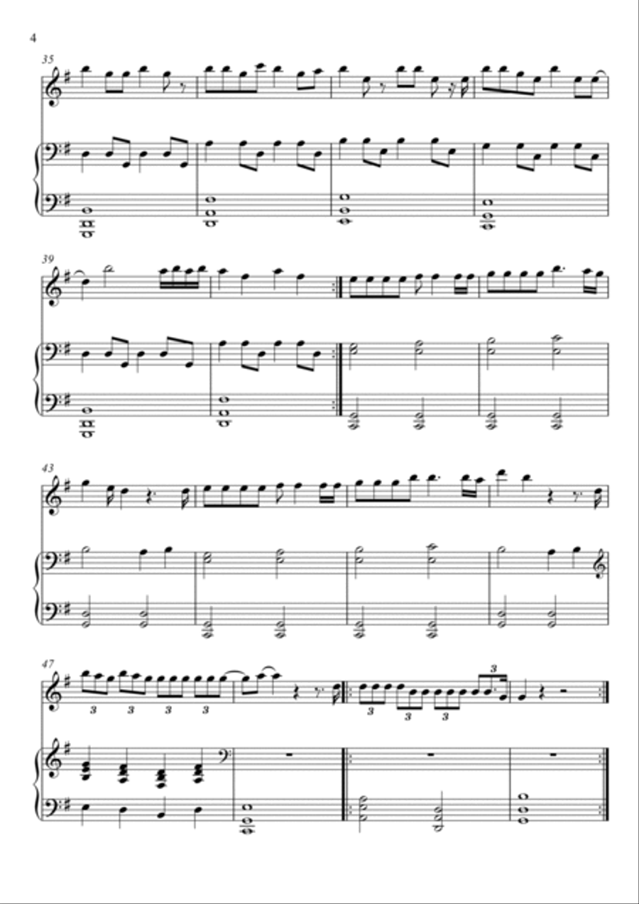 Drivers License Piano scores gallery preview page 4