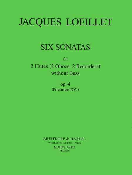 6 Sonatas Op. 4