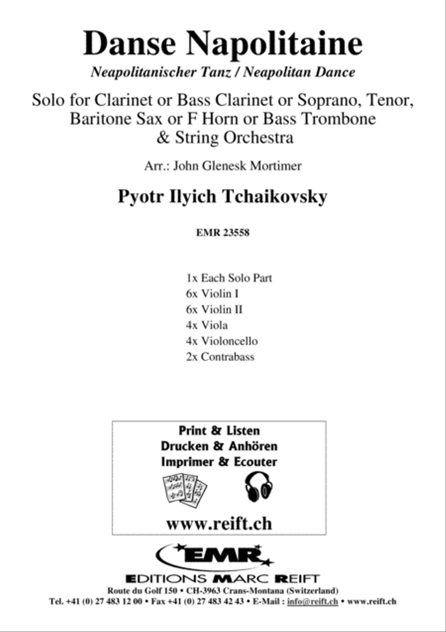 Danse Napolitaine String Orchestra scores gallery preview page 2