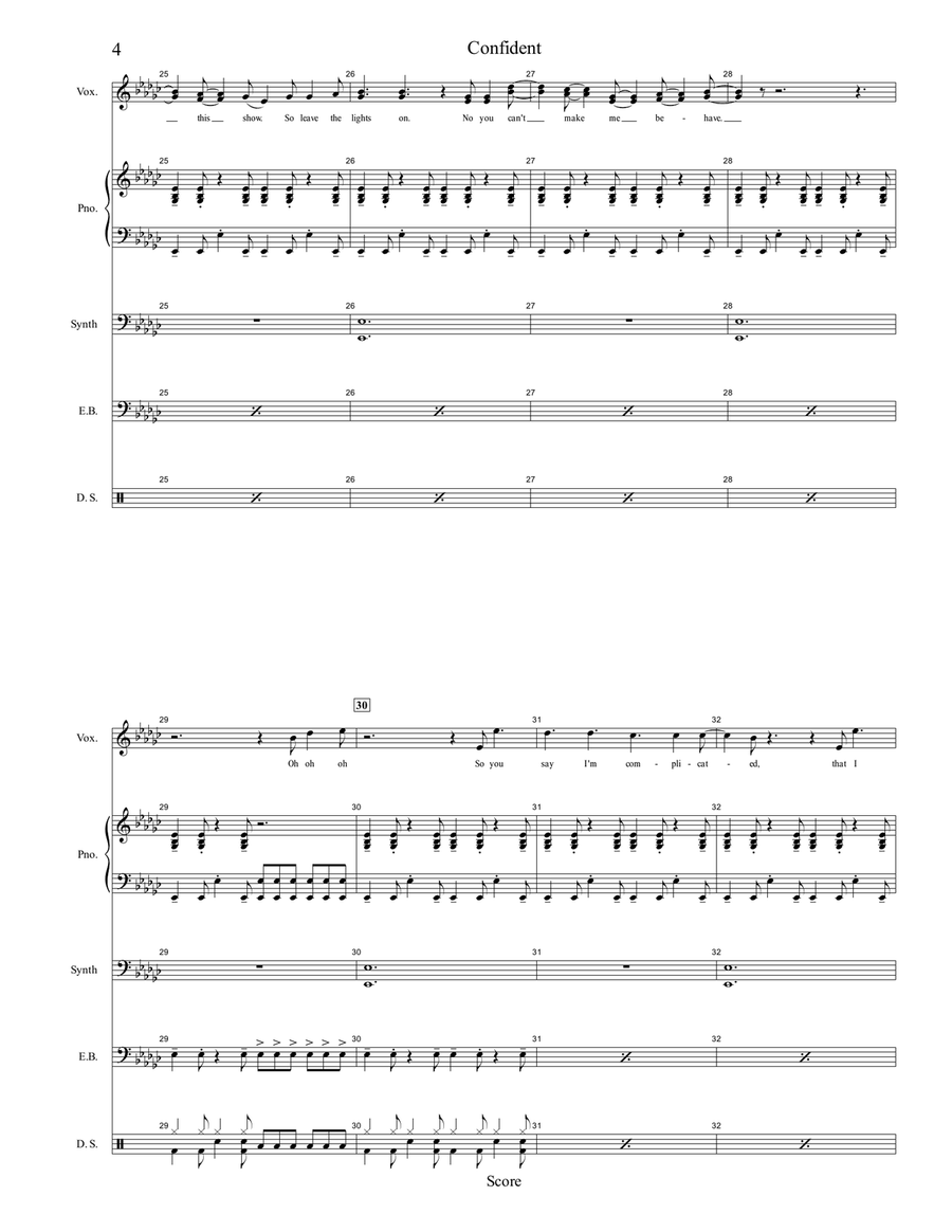 Confident Confident Small Ensemble scores gallery preview page 4