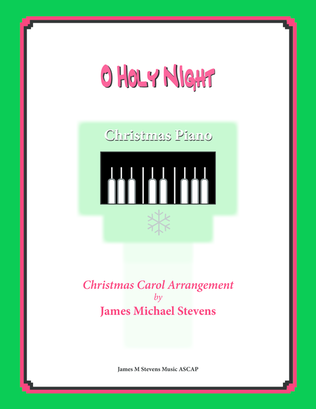 Book cover for O Holy Night (Christmas Piano)