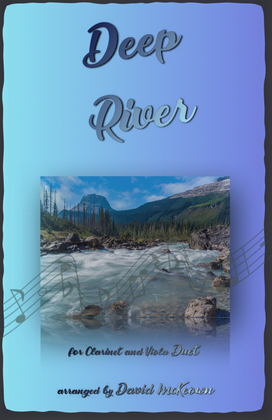 Deep River, Gospel Song for Clarinet and Viola Duet