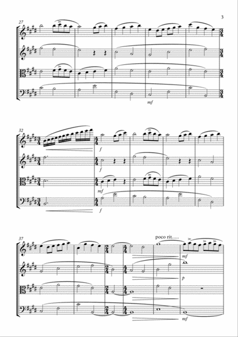 Soluciones String Quartet scores gallery preview page 3
