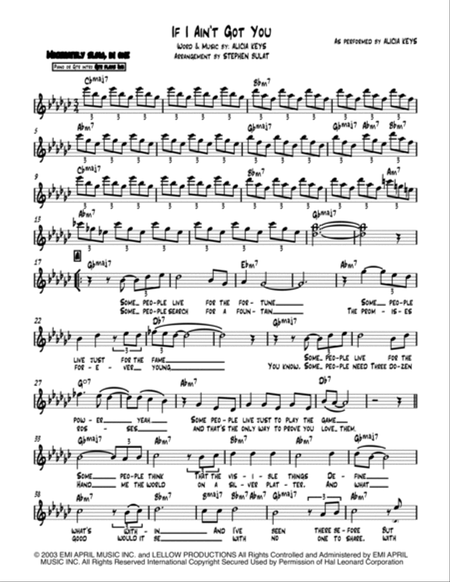 If I Ain't Got You Large Ensemble scores gallery preview page 2