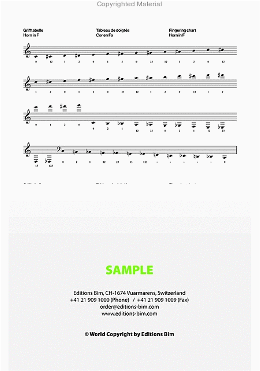 76 Progressive Klangetüden für Horn