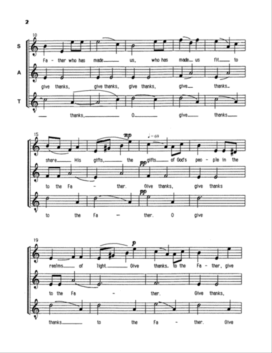 Arioso and Chorale 4-Part scores gallery preview page 3