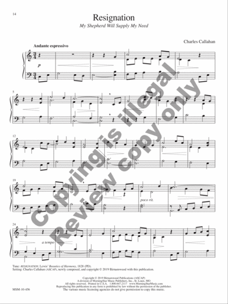 Voluntaries for Manuals: 14 Hymn-based Preludes and Postludes Organ scores gallery preview page 10