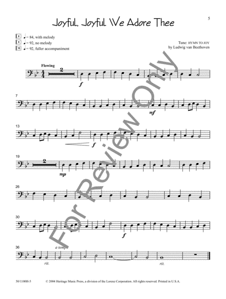 Sacred Solos for the Young Musician: Tbn/Bari BC/Bssn image number null