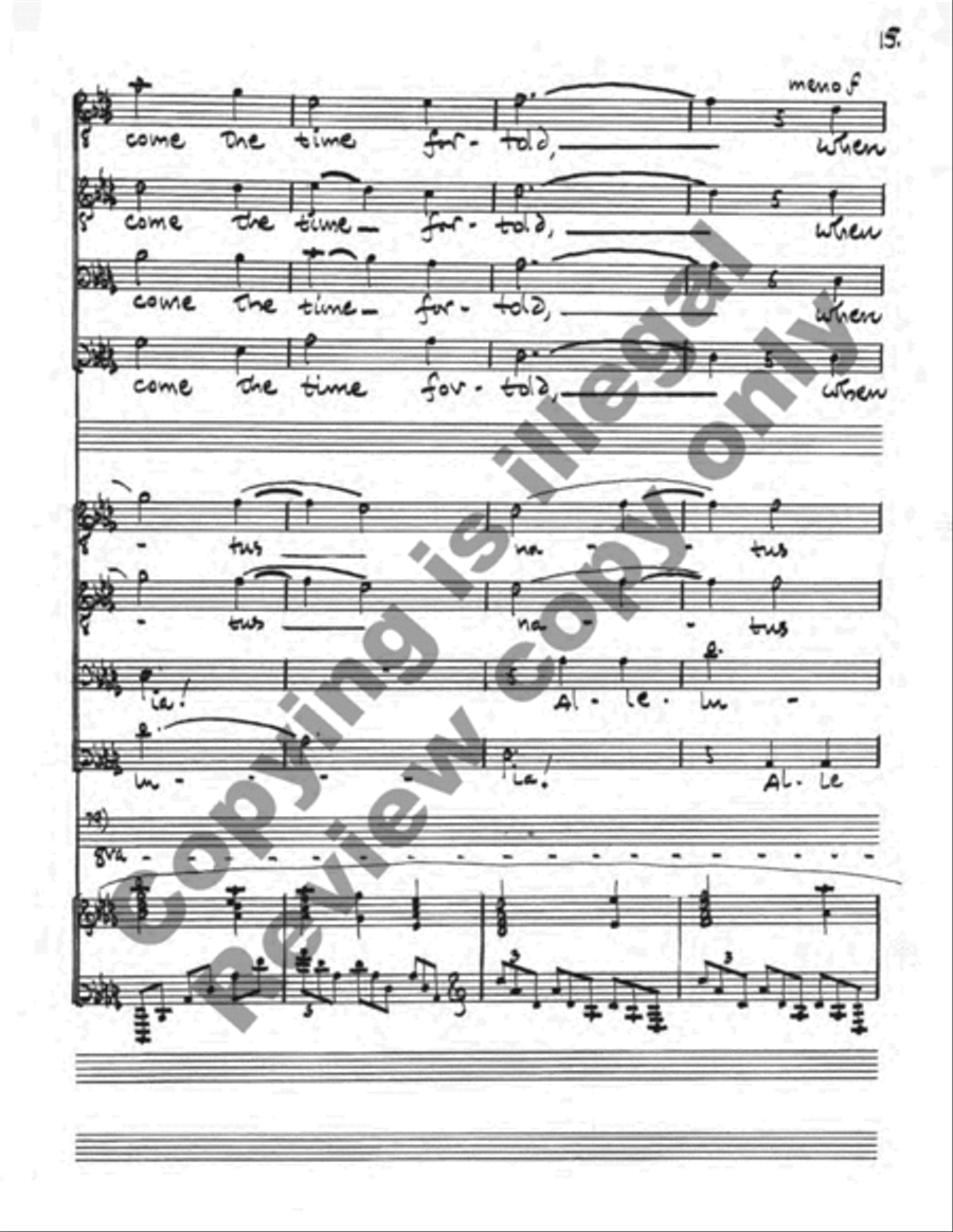 The Midnight Clear The Midnight Clear TTBB scores gallery preview page 35