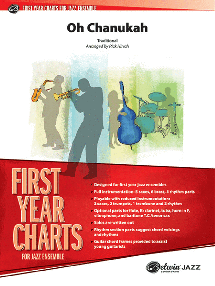 Oh Chanukah Jazz Ensemble scores gallery preview page 1