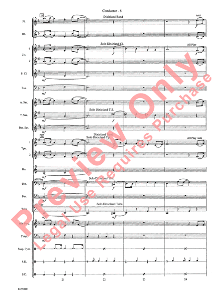 Let It Snow! Let It Snow! Let It Snow! Concert Band scores gallery preview page 9