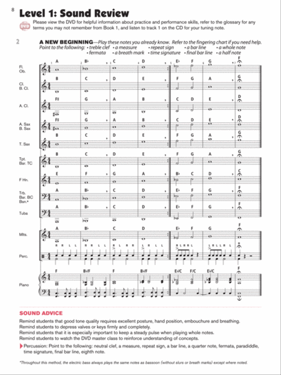Sound Innovations for Concert Band Concert Band scores gallery preview page 8