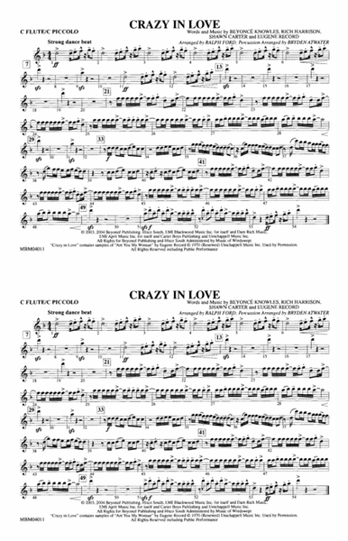 Crazy in Love: Flute