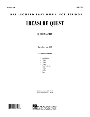 Book cover for Treasure Quest - Full Score