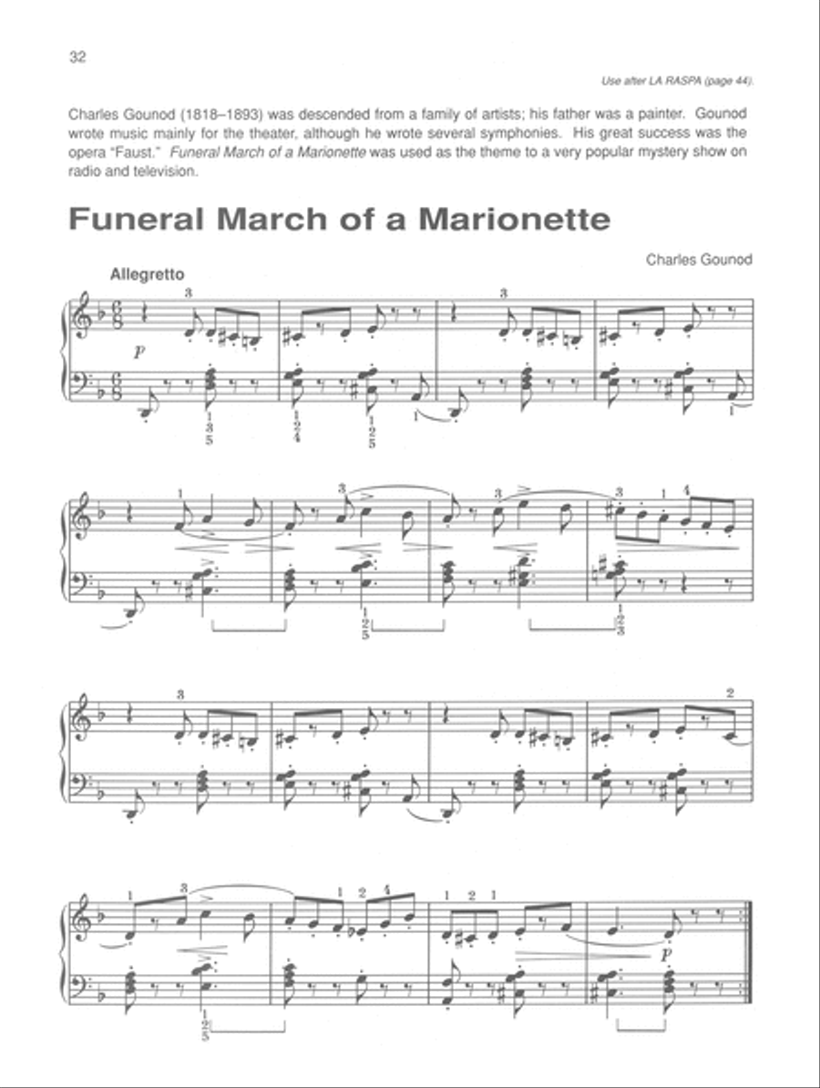 Alfred's Basic Piano Course Classic Themes, Level 3 Piano Method scores gallery preview page 4