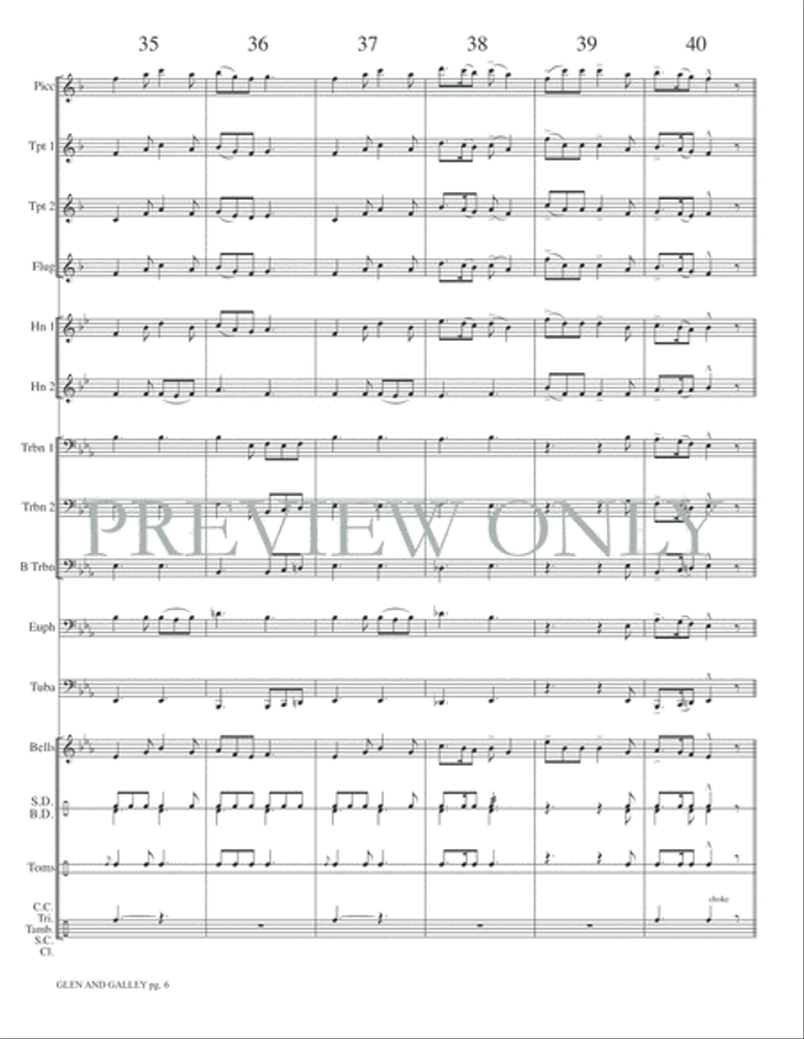 Glen and Galley Glen and Galley Small Ensemble scores gallery preview page 8