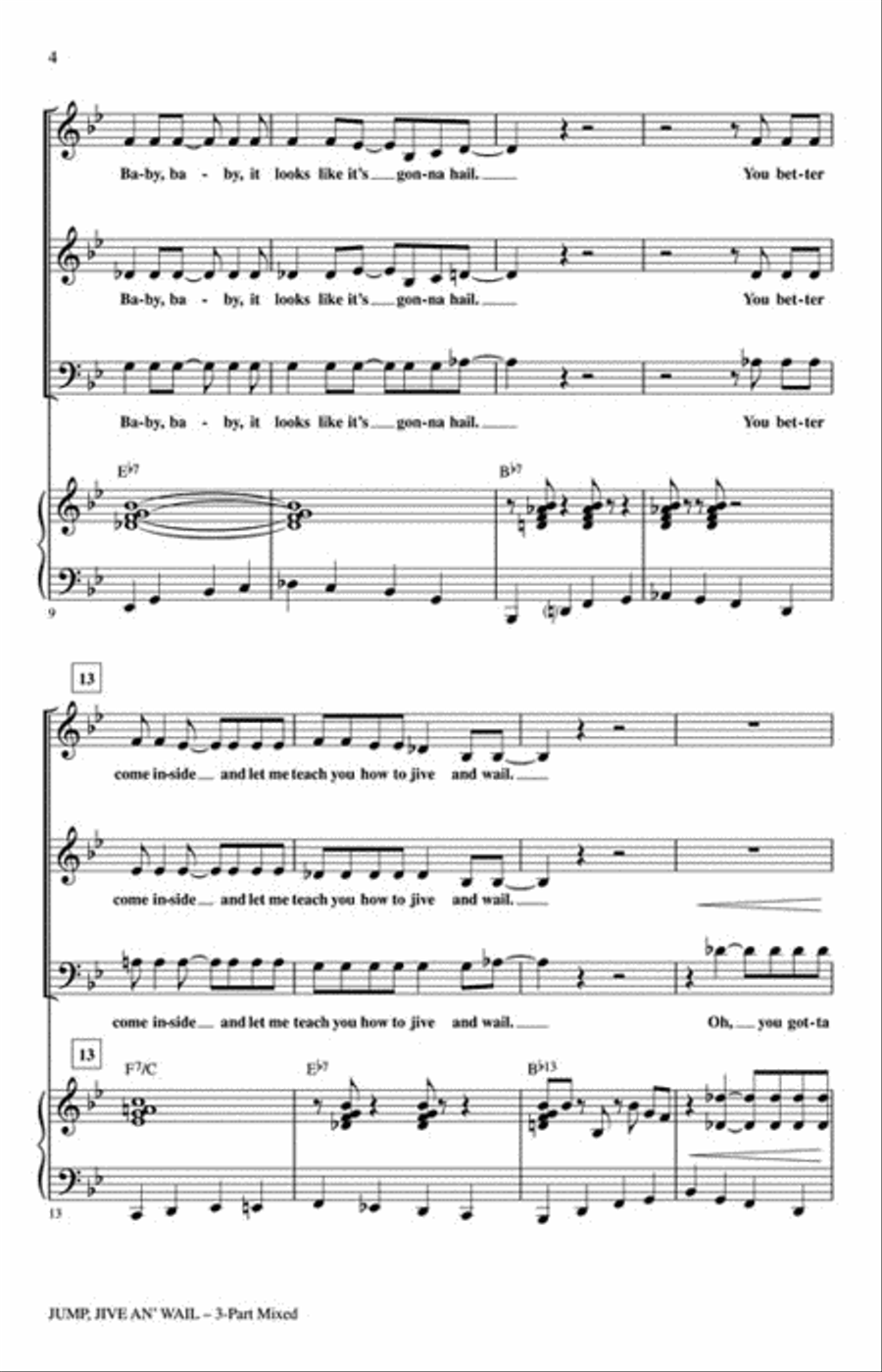 <br>Sheet music extract
