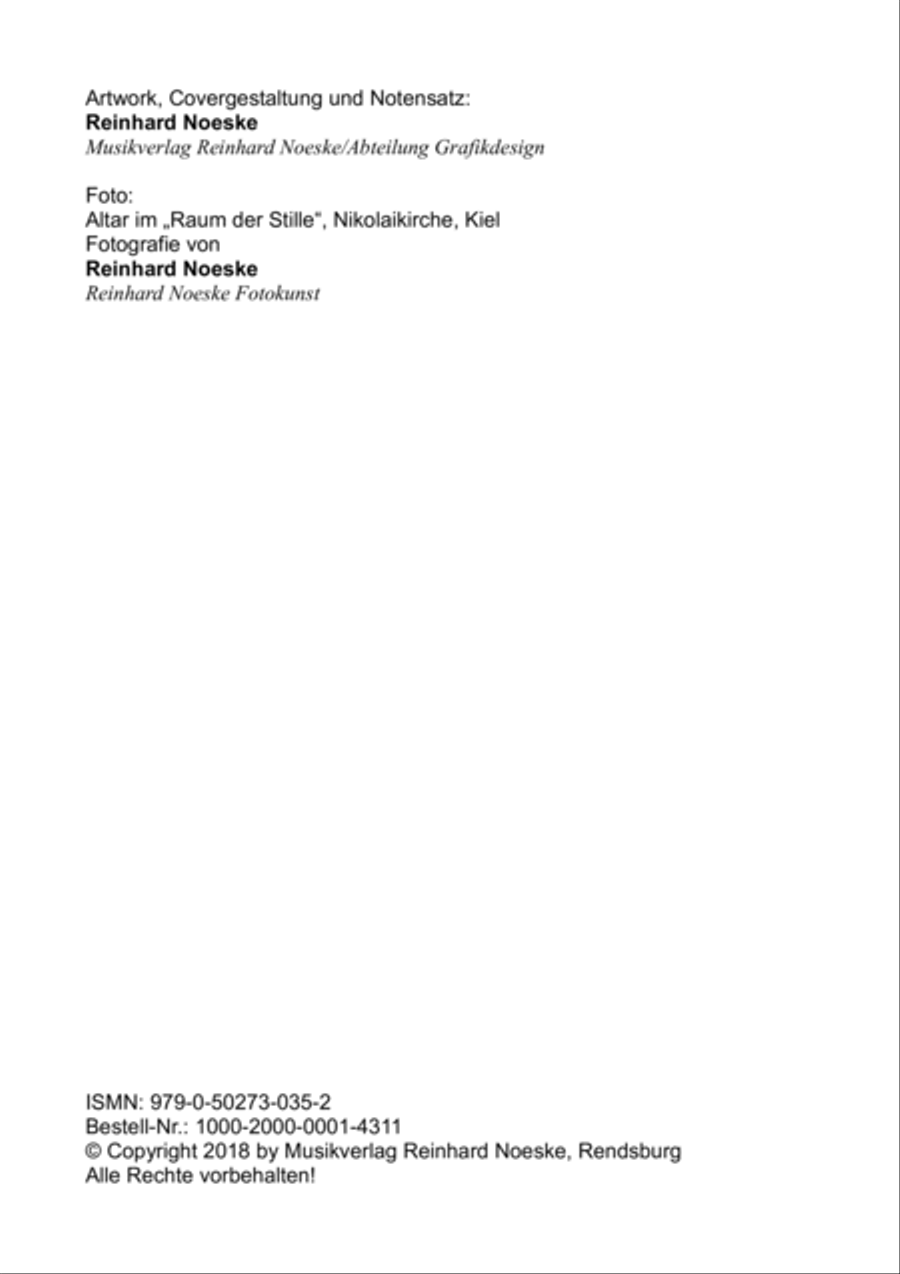 10 Sätze evangelischer Kirchenlieder für 3-stimmig gemischten Chor (Sopran, Alt, Bass), Band 1 3-Part scores gallery preview page 4