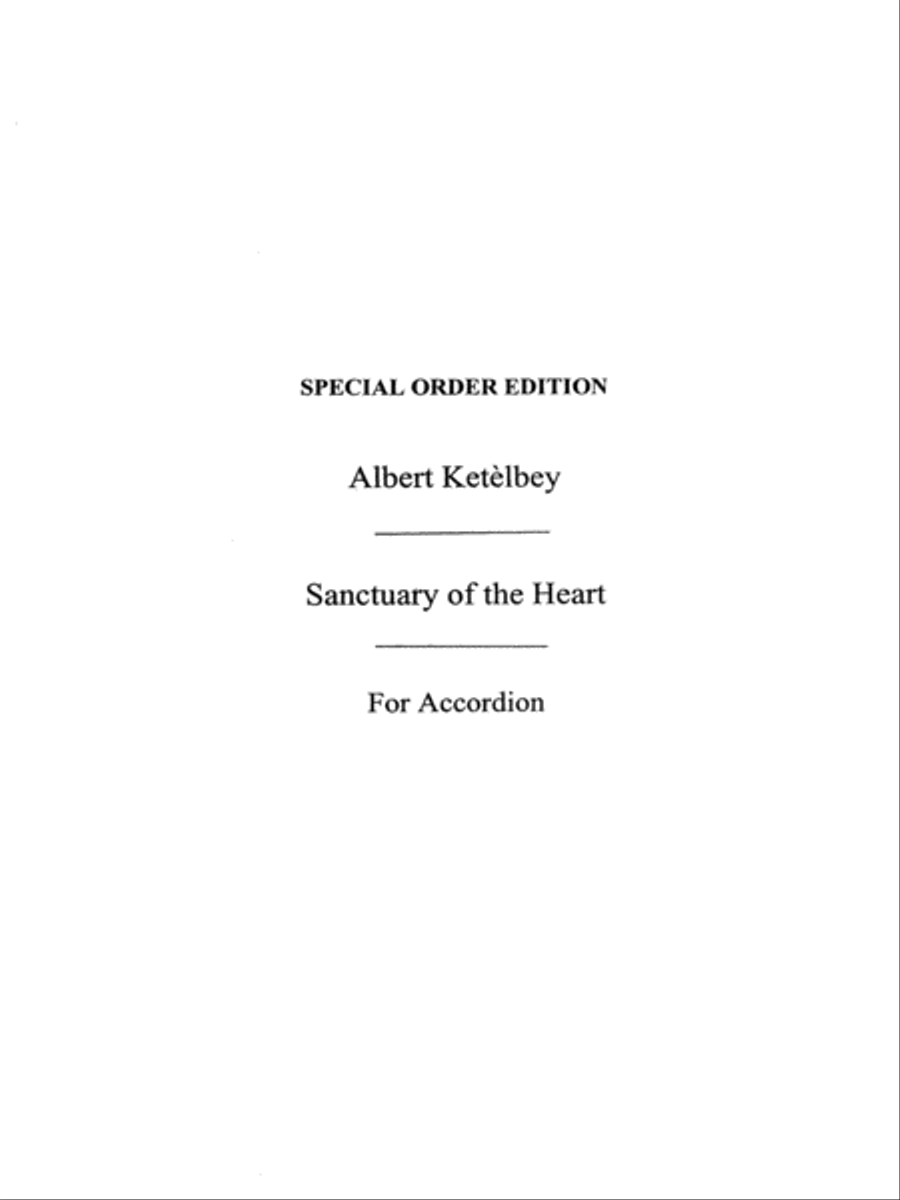 Sanctuary Of The Heart Accordion scores gallery preview page 1