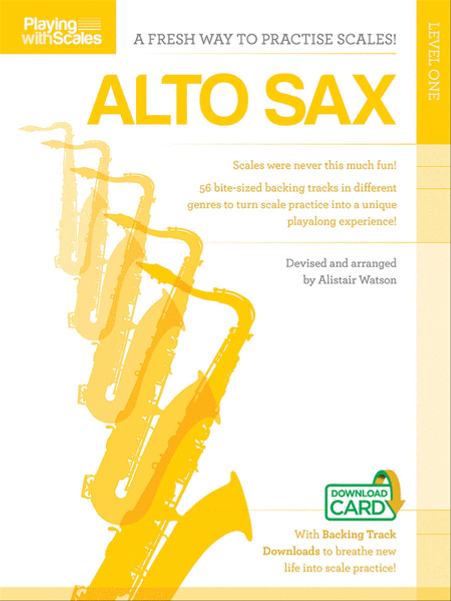 Playing with Scales: Alto Sax Alto Saxophone scores gallery preview page 1