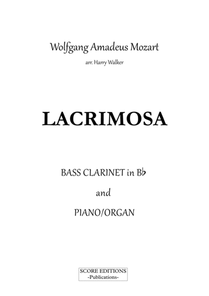 Lacrimosa - Mozart (for Bass Clarinet and Piano/Organ) image number null