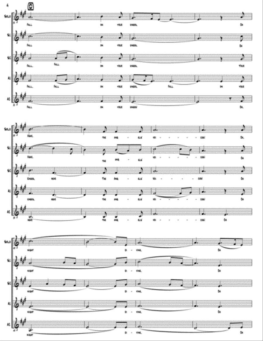 O Holy Night (as performed by Straight No Chaser) - SSAA SSAA scores gallery preview page 5