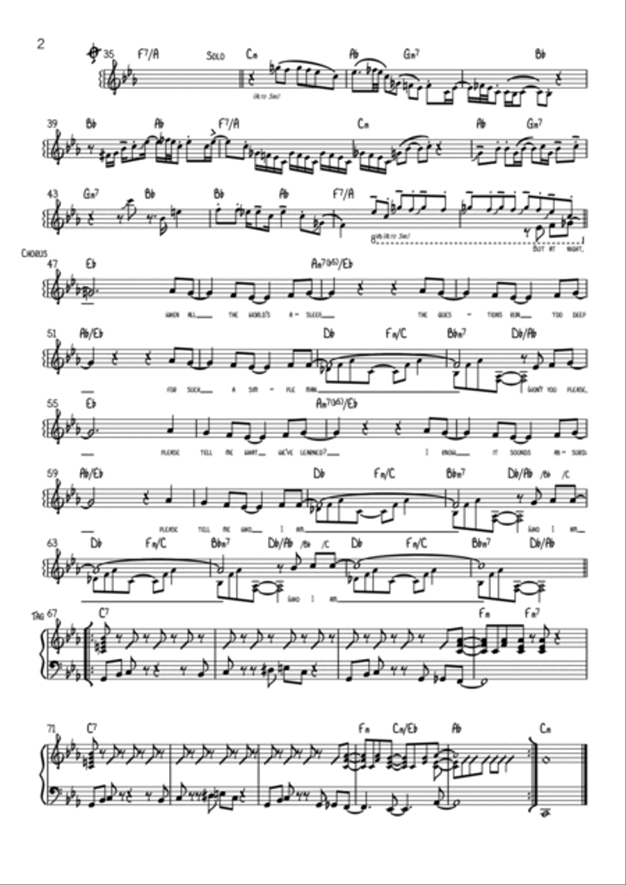 The Logical Song Jazz Ensemble scores gallery preview page 2
