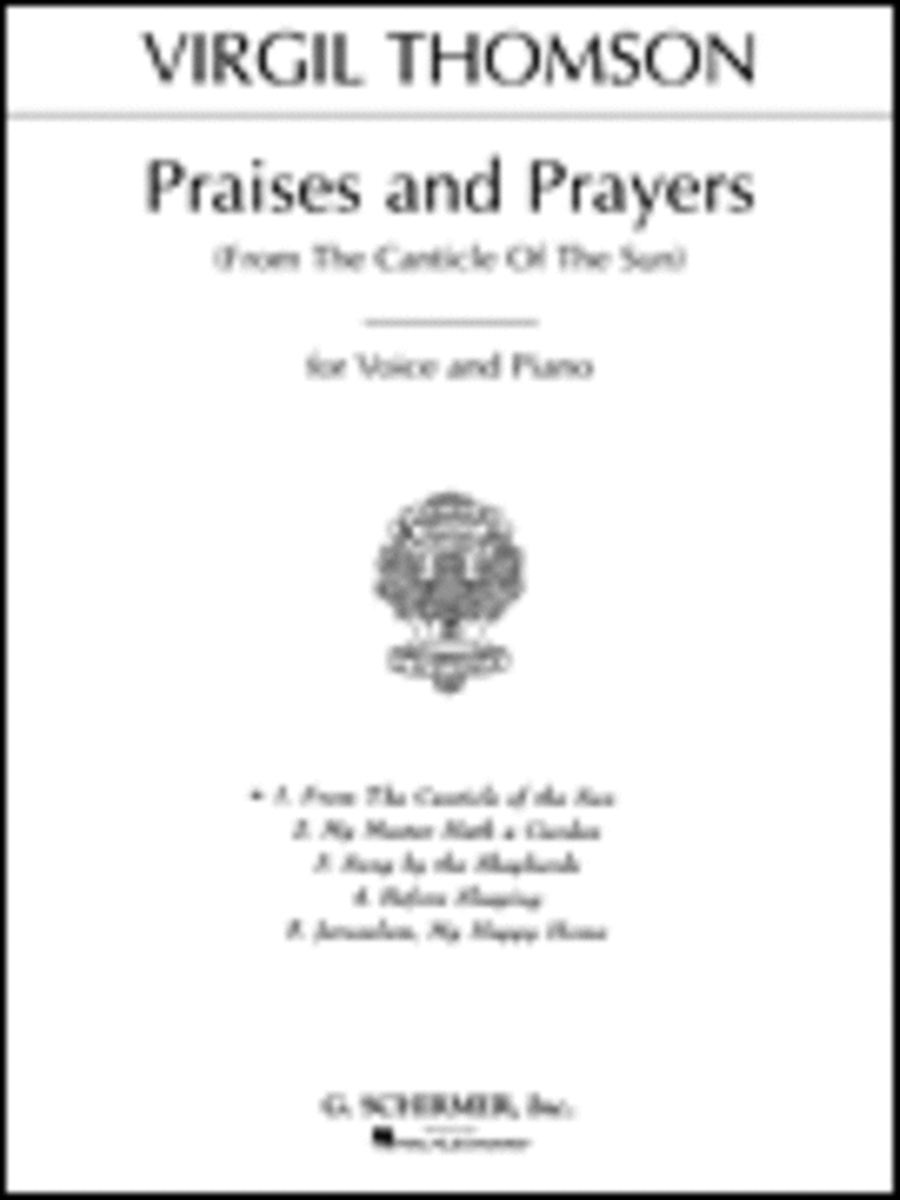 From the Canticle of the Sun (from Praises and Prayers) Voice scores gallery preview page 1