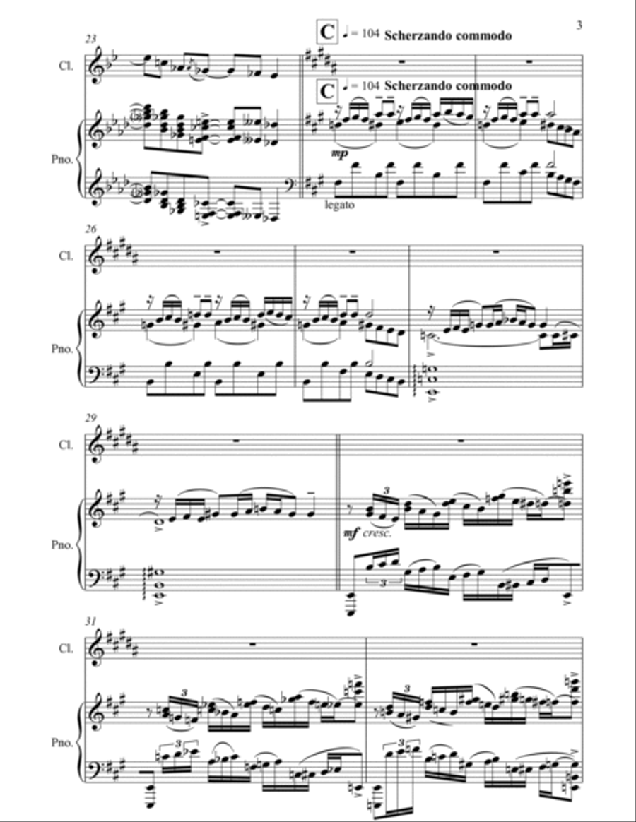 Rhapsody in Blue Rhapsody in Blue Clarinet Solo scores gallery preview page 4